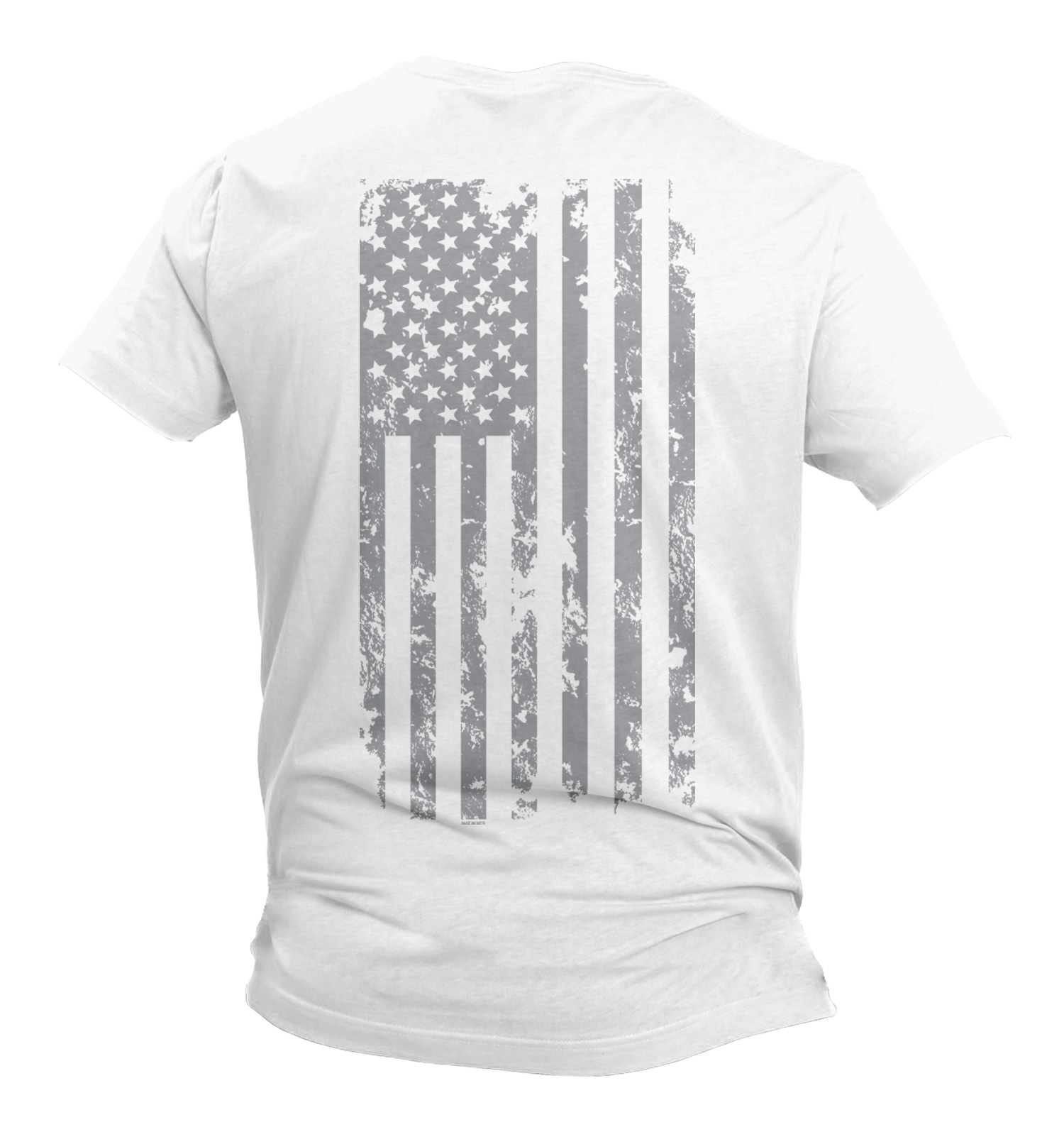 Distressed Silver American Flag - Military USA Merica Mens T-Shirt | eBay